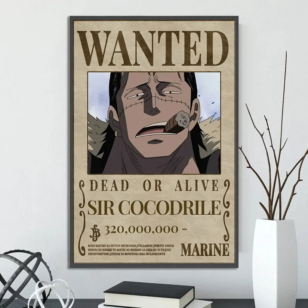 One Piece Anime Wanted Posters – Bounty Art Posters