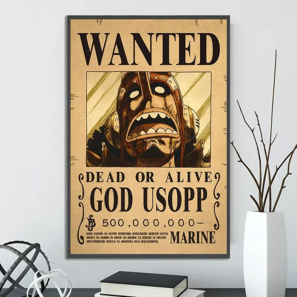 One Piece Anime Wanted Posters – Bounty Art Posters