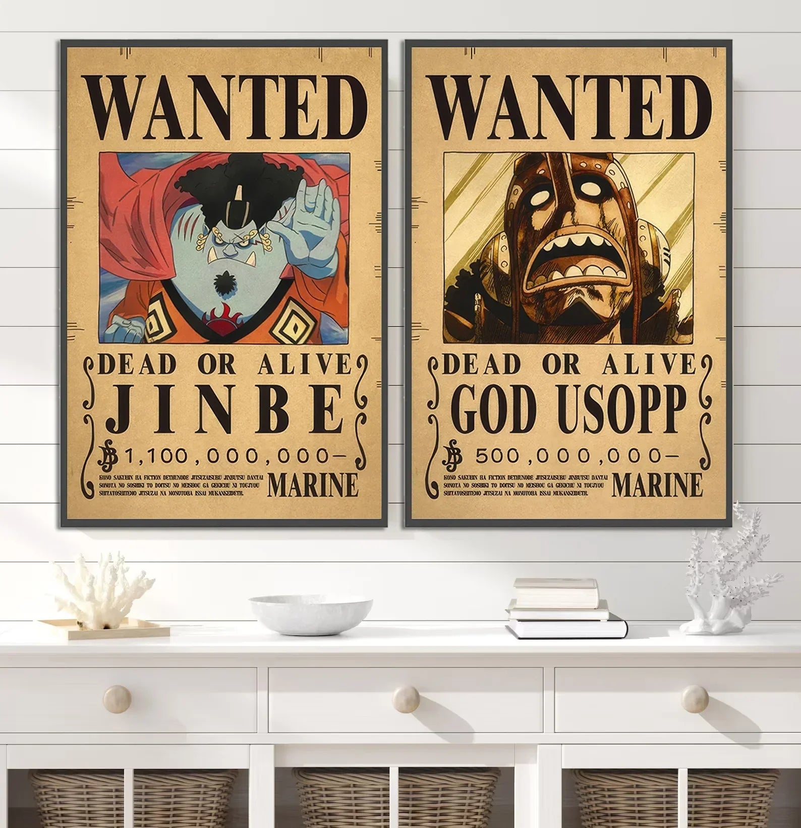 One Piece Anime Wanted Posters – Bounty Art Posters