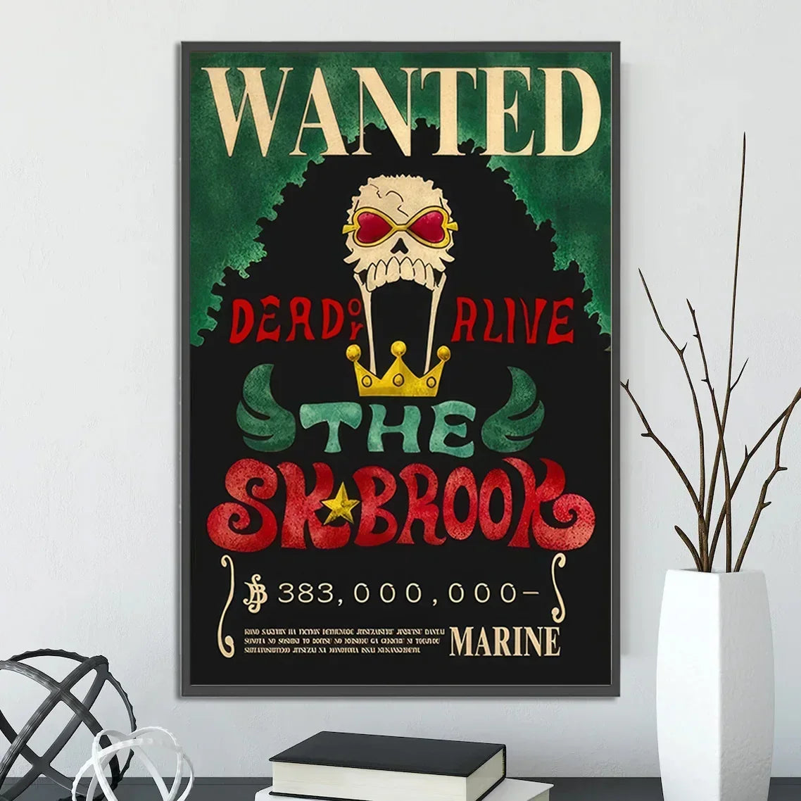 One Piece Anime Wanted Posters – Bounty Art Posters