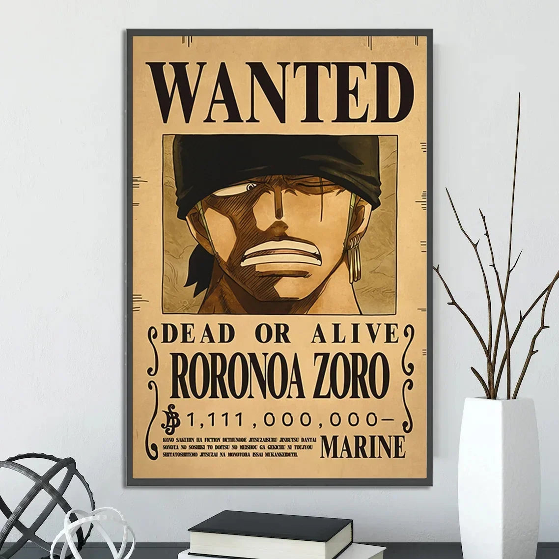 One Piece Anime Wanted Posters – Bounty Art Posters