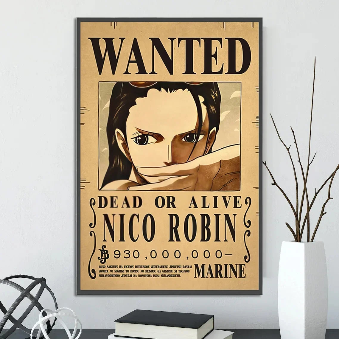 One Piece Anime Wanted Posters – Bounty Art Posters