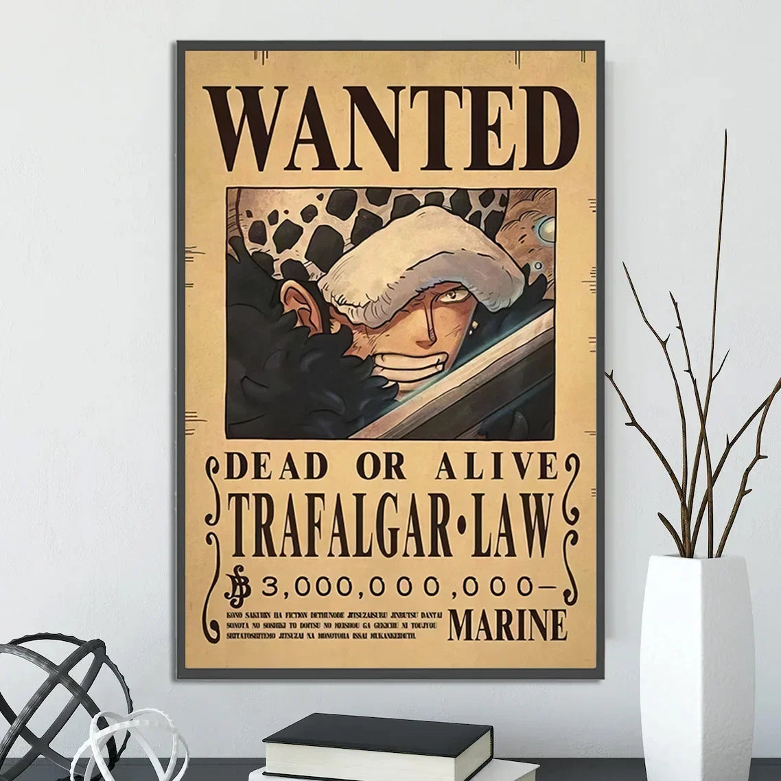 One Piece Anime Wanted Posters – Bounty Art Posters