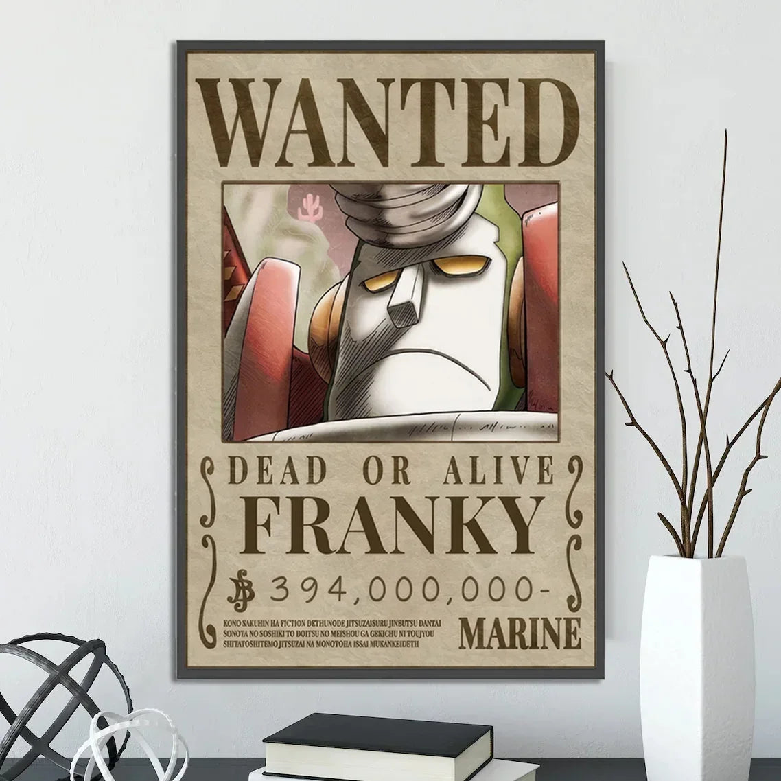 One Piece Anime Wanted Posters – Bounty Art Posters