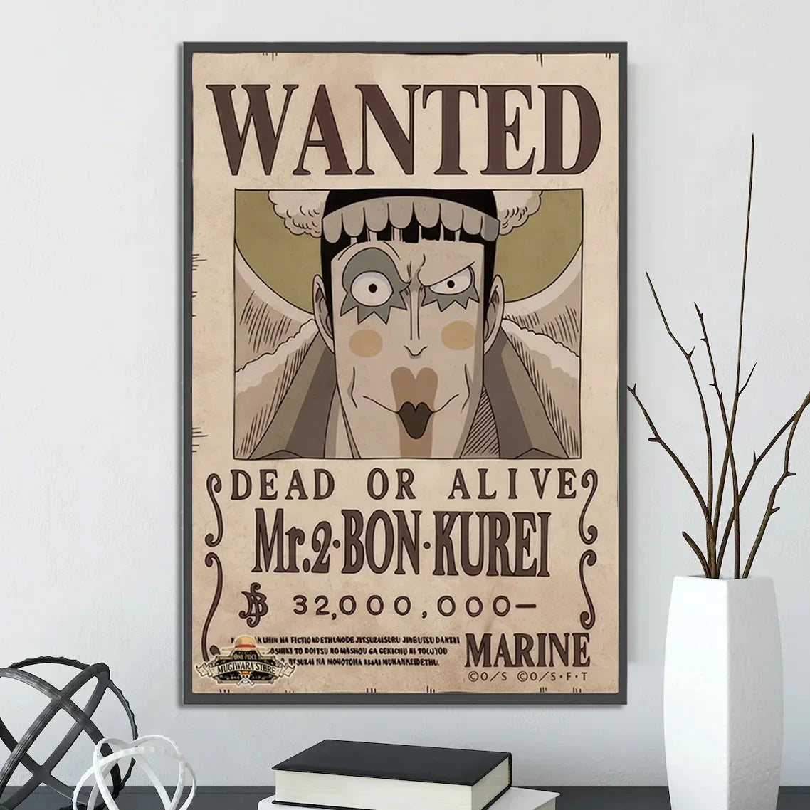 One Piece Anime Wanted Posters – Bounty Art Posters