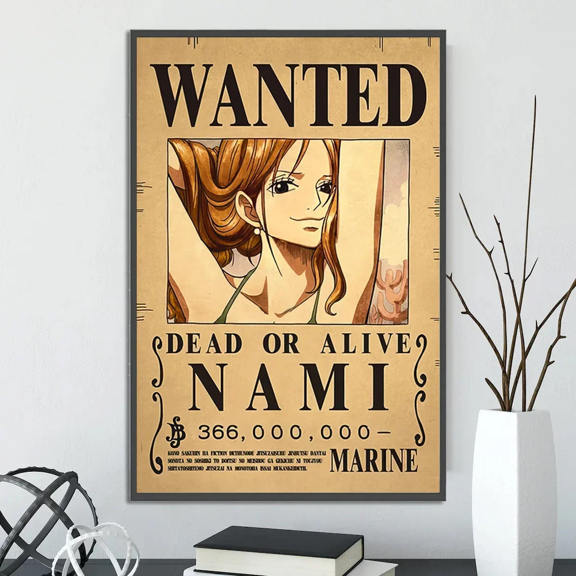 One Piece Anime Wanted Posters – Bounty Art Posters