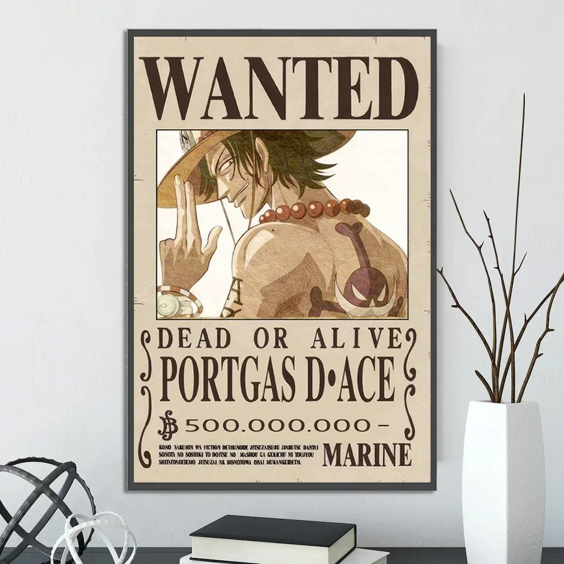 One Piece Anime Wanted Posters – Bounty Art Posters