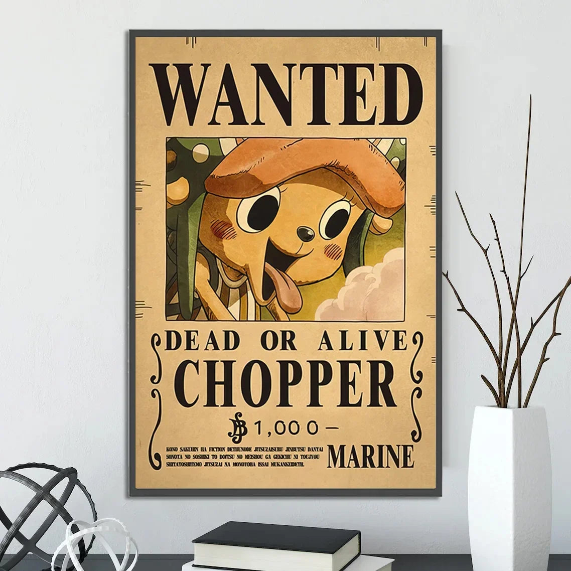 One Piece Anime Wanted Posters – Bounty Art Posters