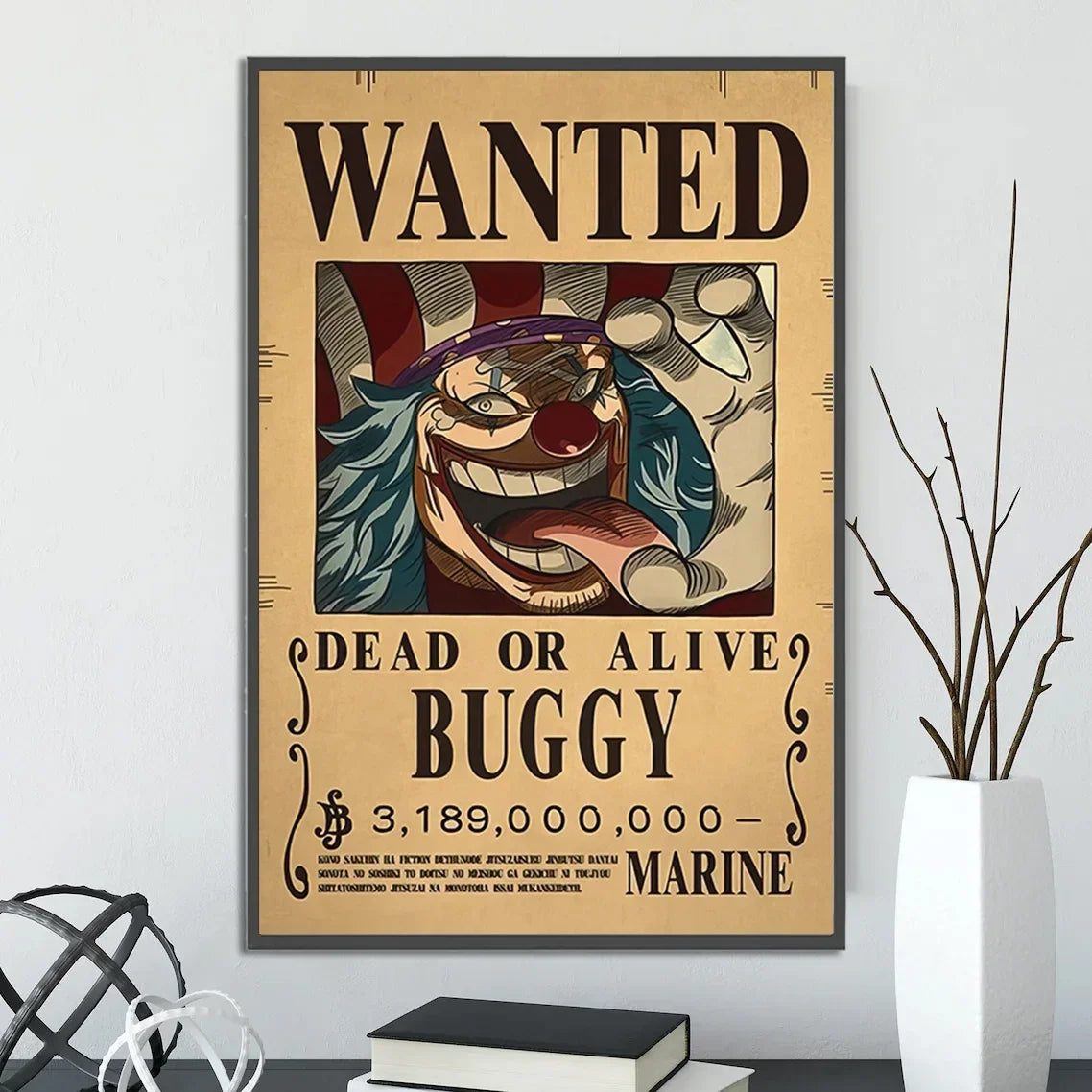 One Piece Anime Wanted Posters – Bounty Art Posters