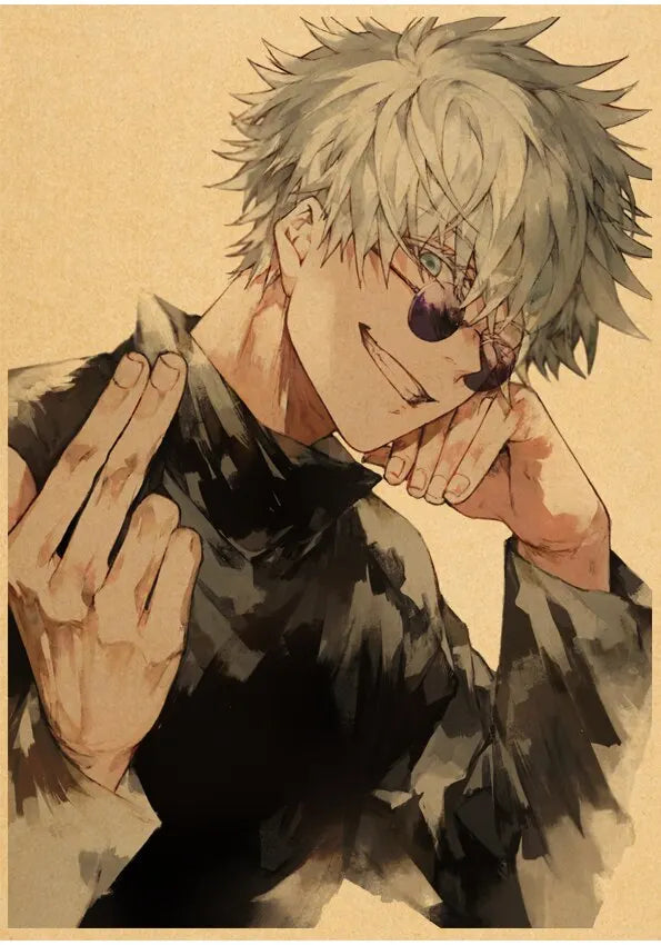 Anime Vintage Jujutsu Kaisen Posters