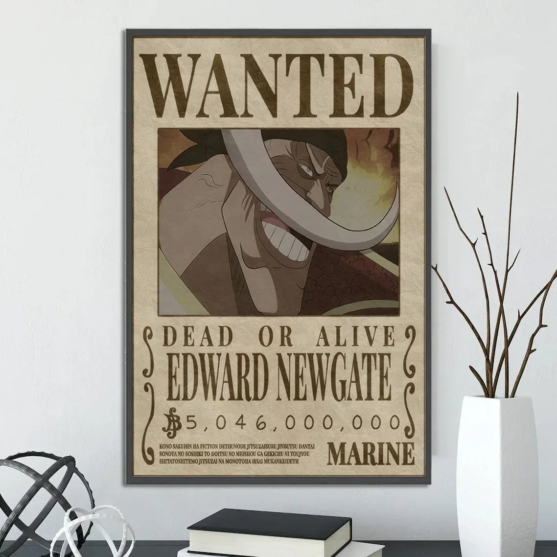 One Piece Anime Wanted Posters – Bounty Art Posters